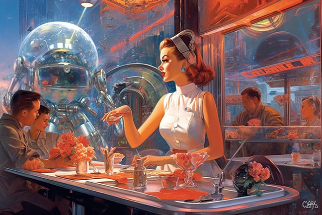 AI Art Mark Watts / Atomic Diner