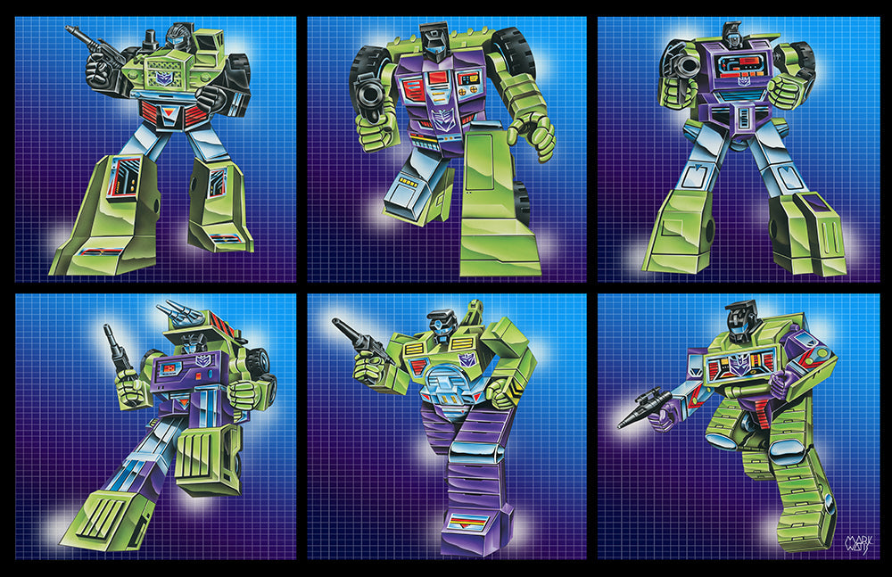 Construction Group Set Transformers: By Artist Mark Watts