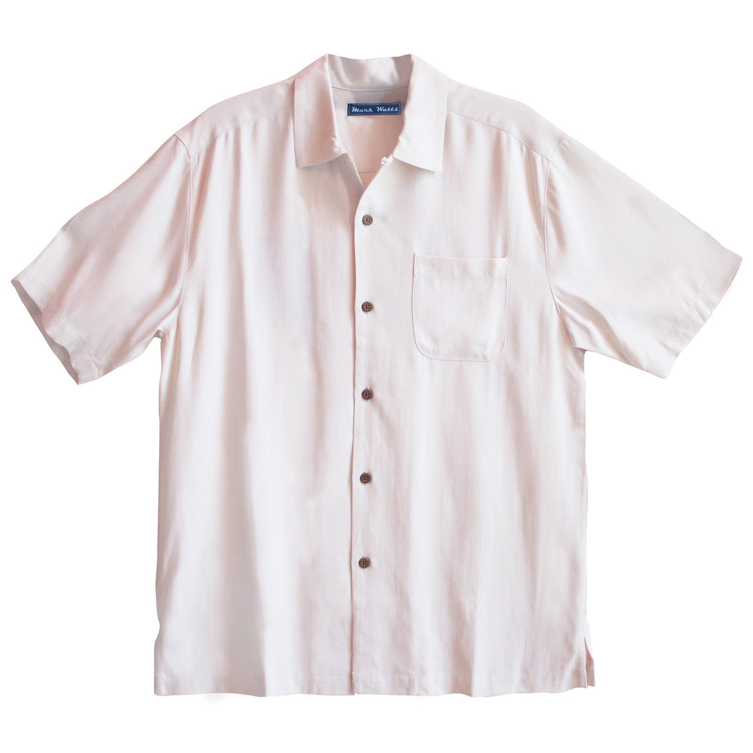 Silk Shirt Fabulous 50's White