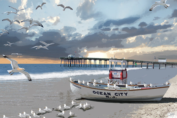 Ocean City: By Artist Mark Watts